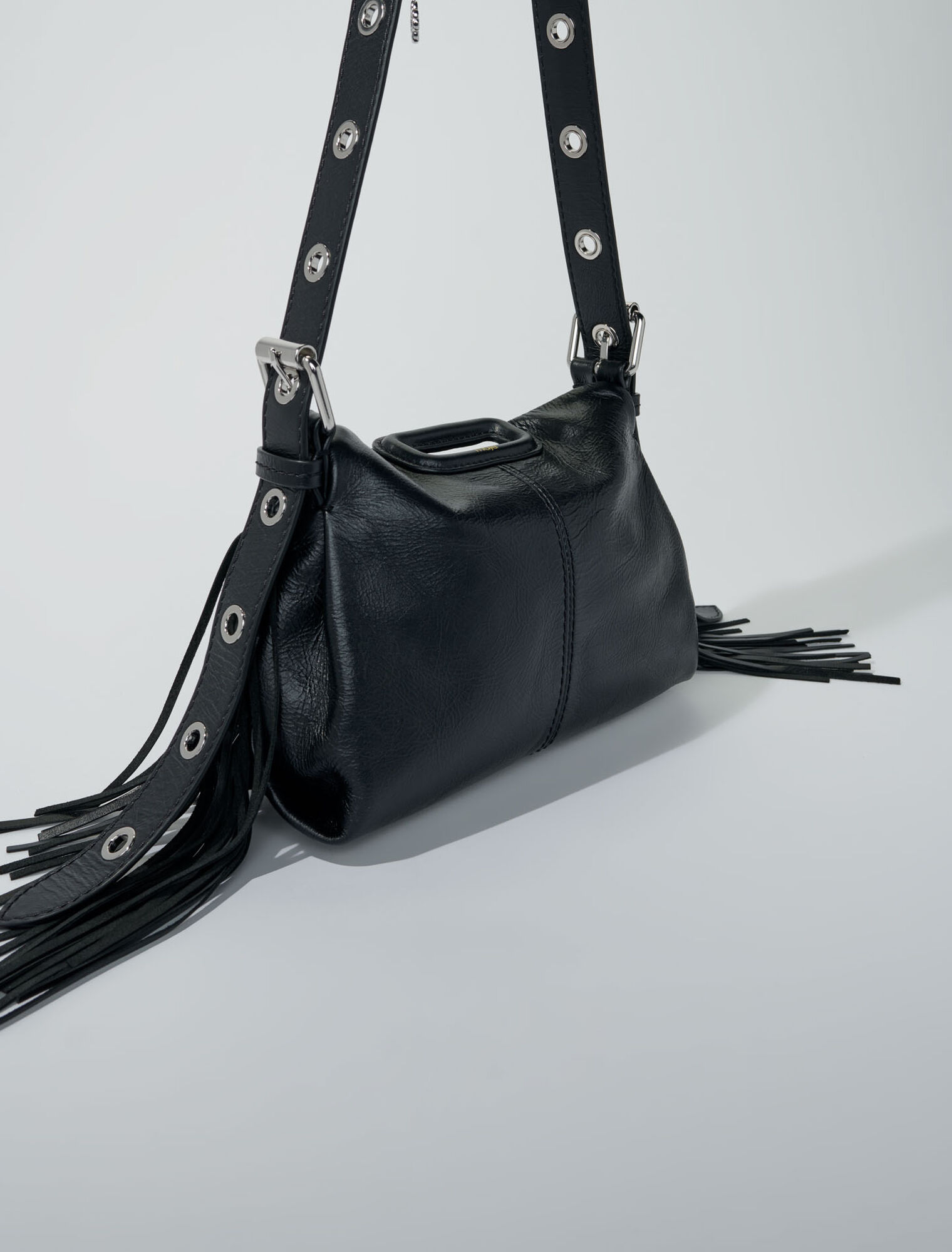 Mini-bag Miss M in pelle craquelé