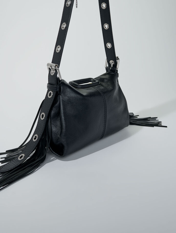 Mini-bag Miss M in pelle craquelé