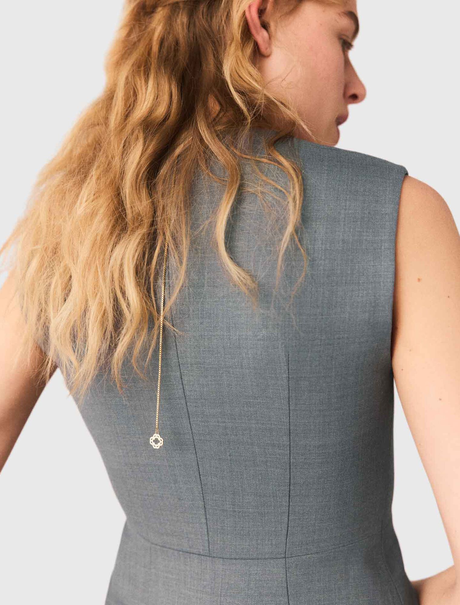 Panciotto con bottoni gioiello