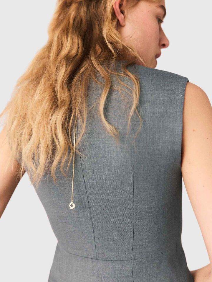 Panciotto con bottoni gioiello