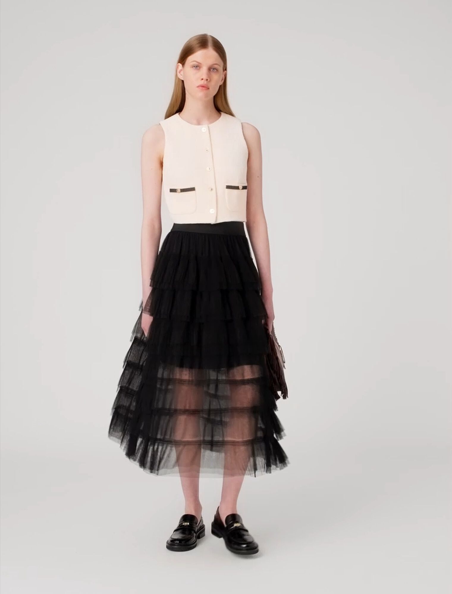 Gonna midi in tulle