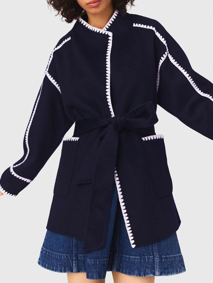 Cappotto corto double face