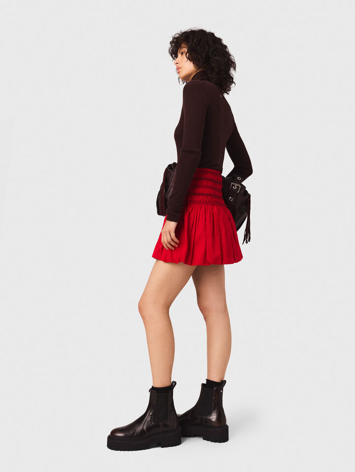 Maglione in lana e seta
