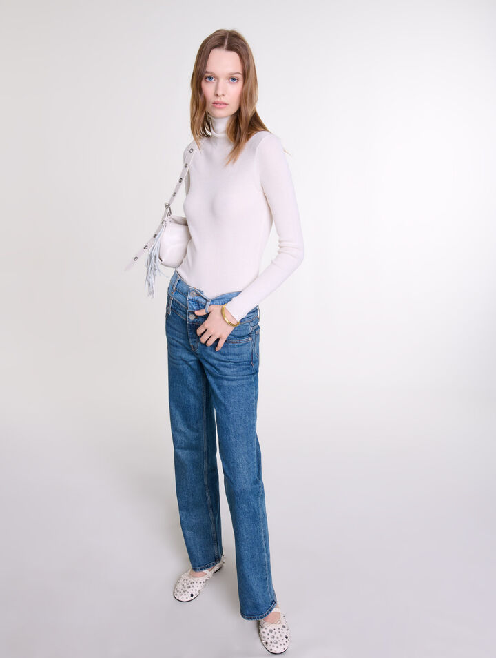 Jeans doppia cintura