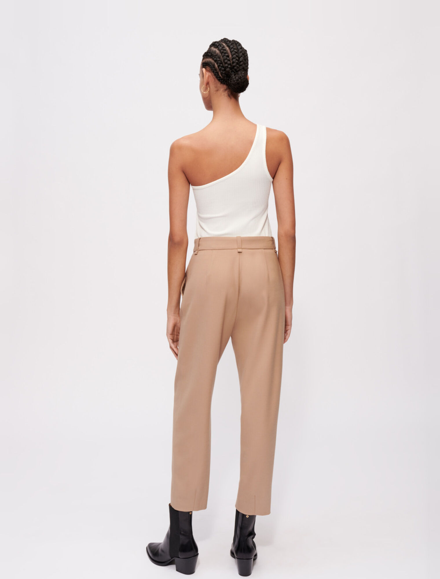 Pantaloni da abito plissettati