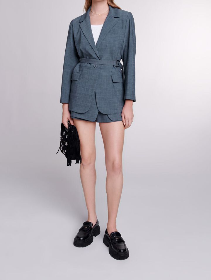 Shorts trompe l'œil