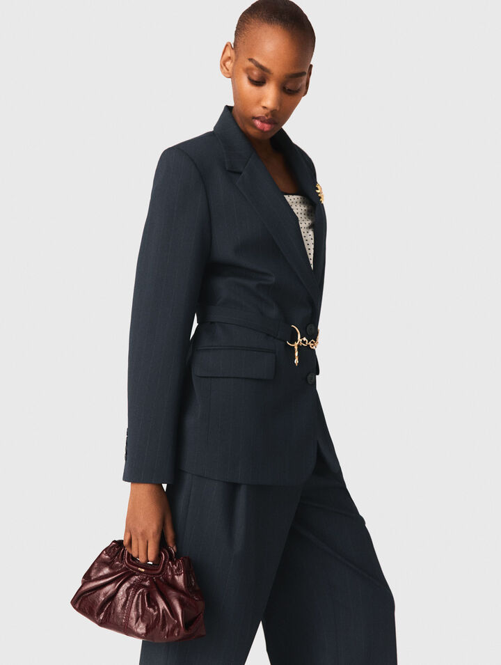 Giacca da tailleur a righe