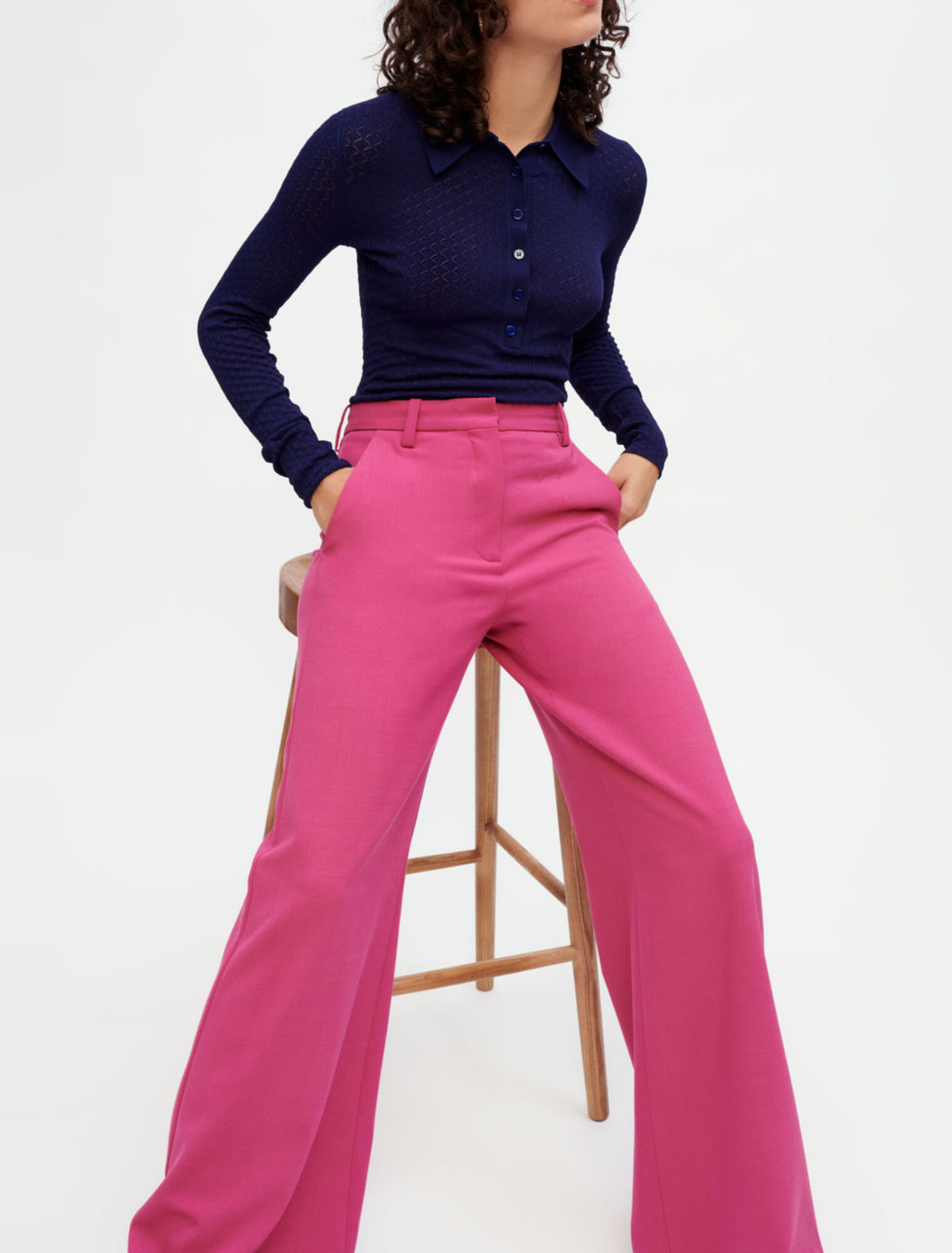 Pantaloni sartoriali stretch