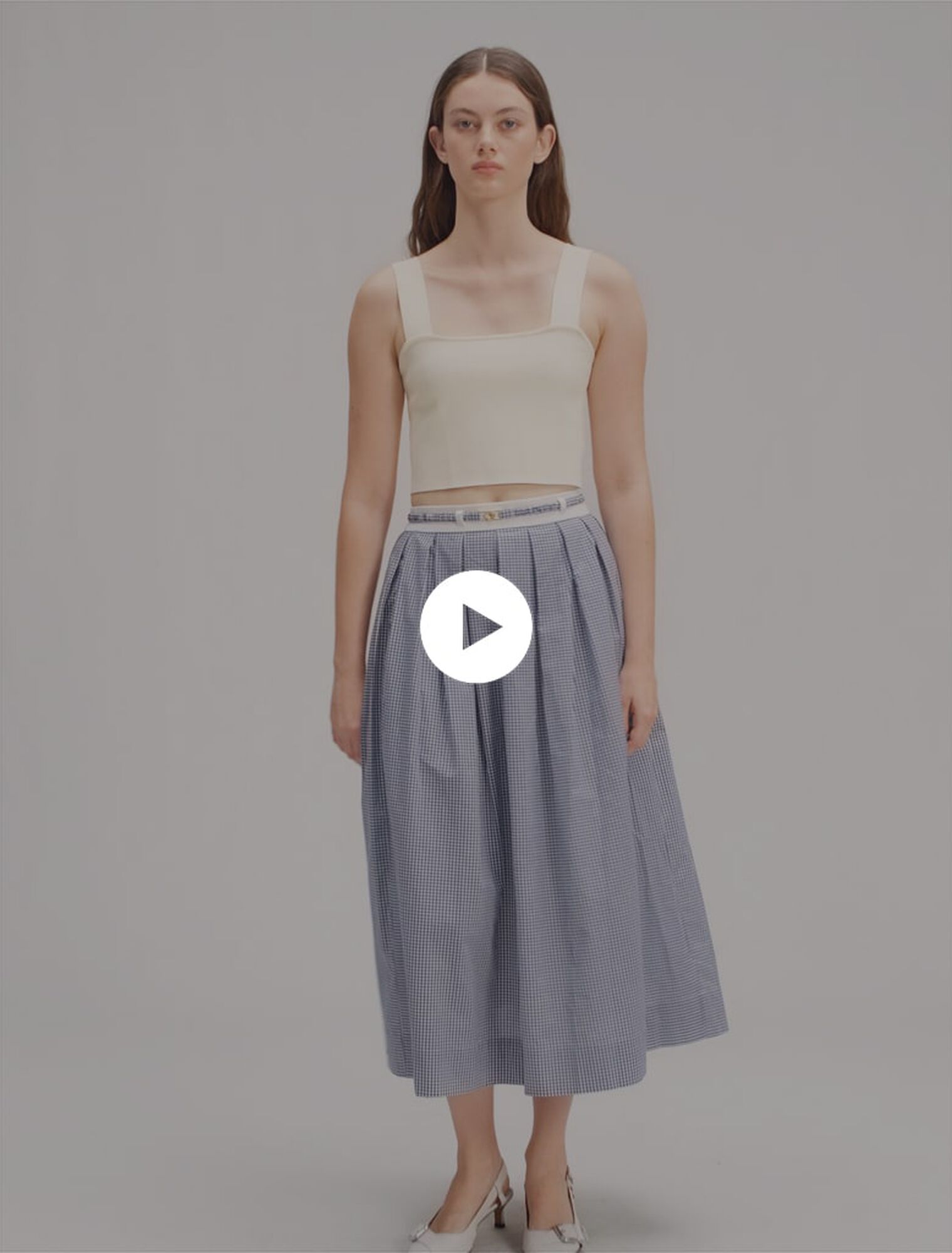 Crop top in maglia
