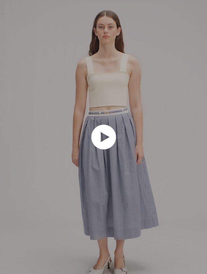 Crop top in maglia