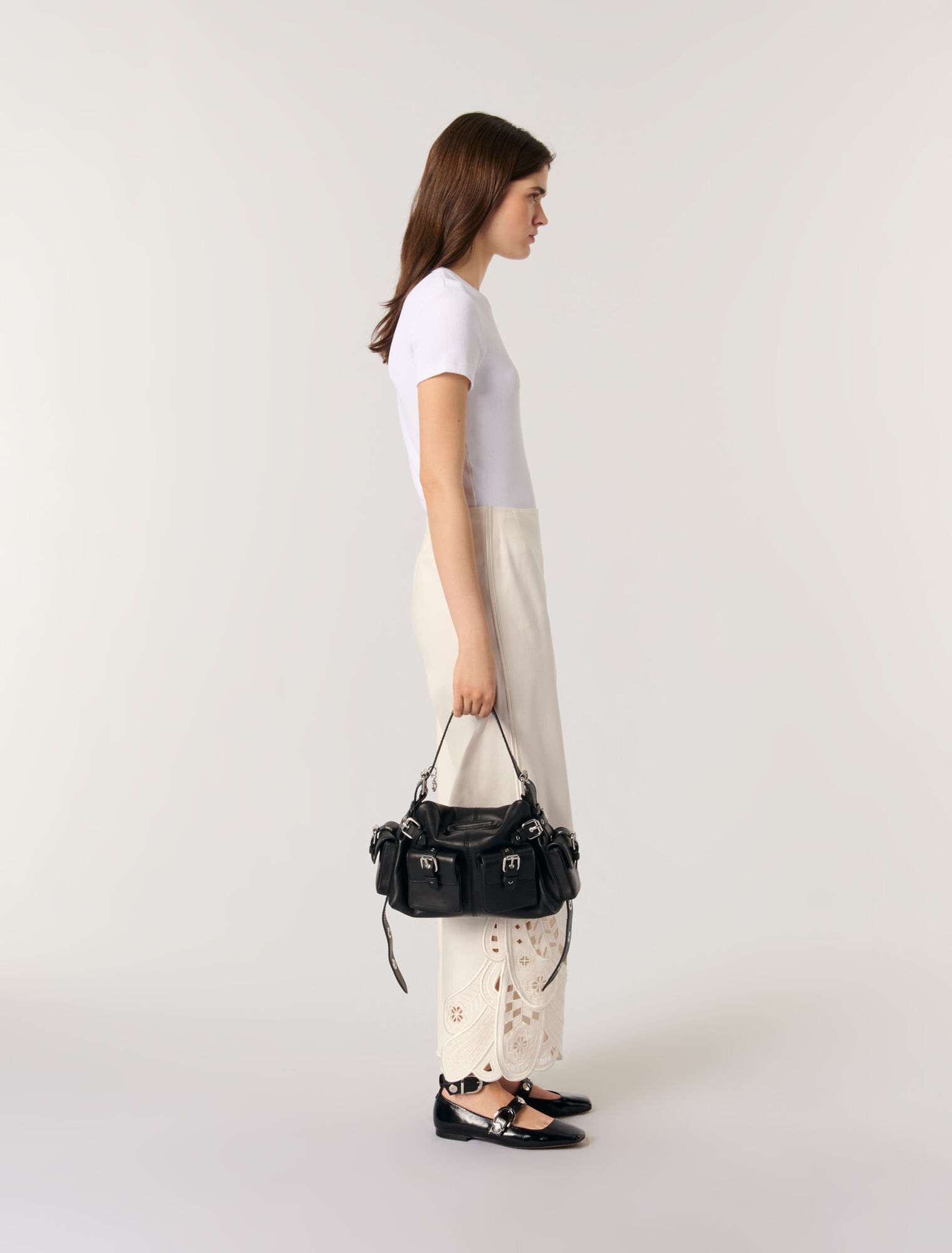 Pantaloni ricamati