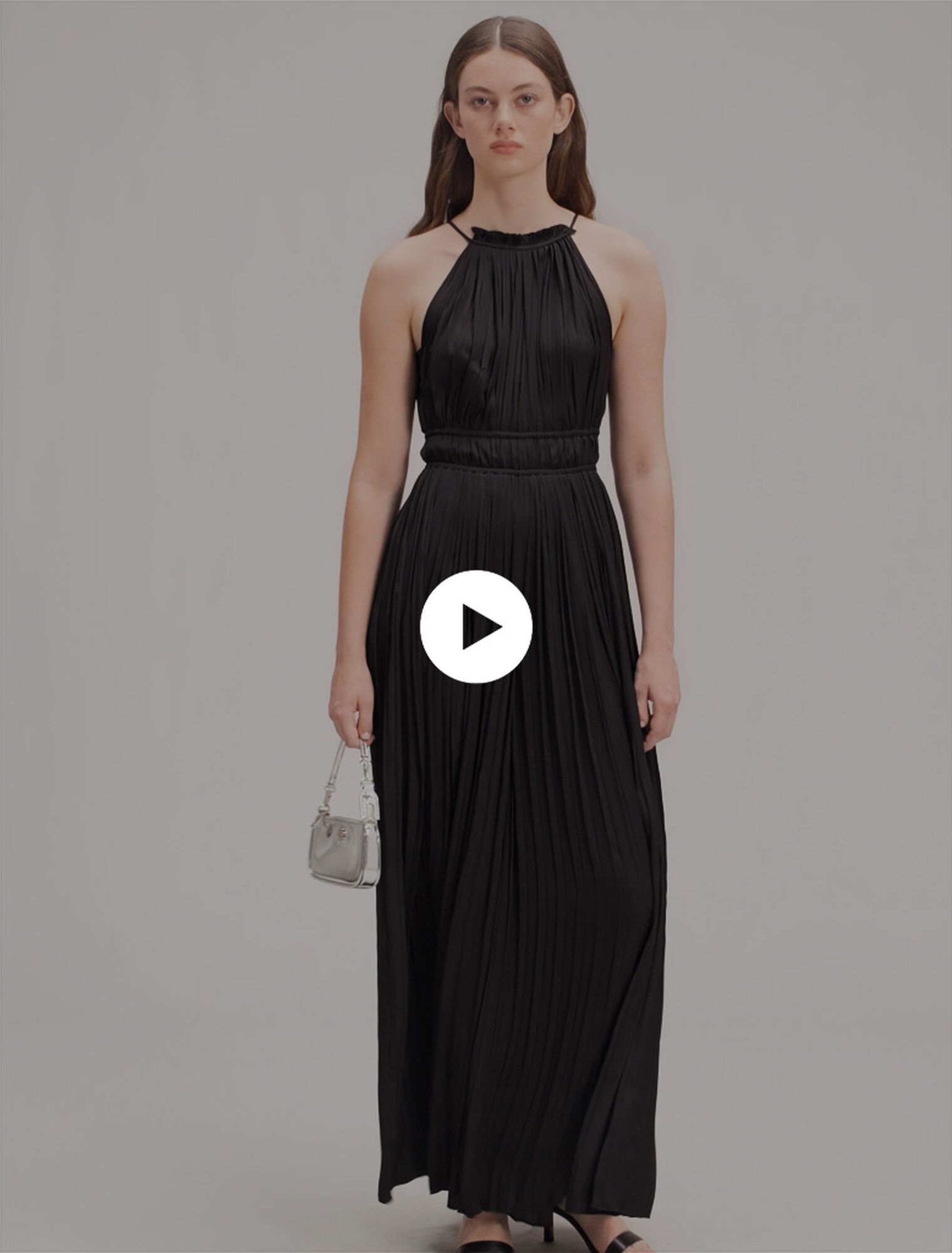 Tuta jumpsuit plissettata