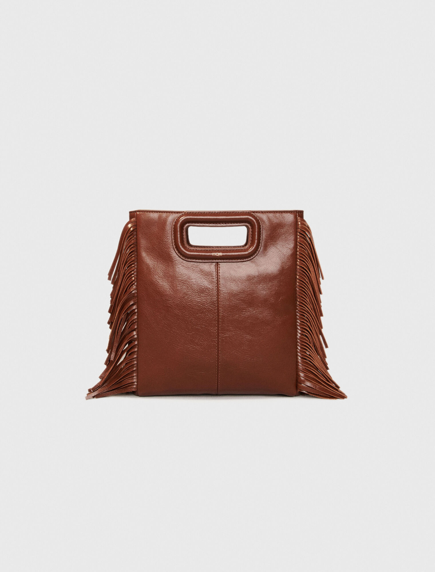 Borsa M in pelle craquelé
