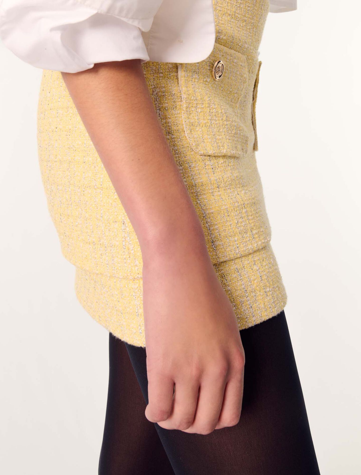 Minigonna in tweed