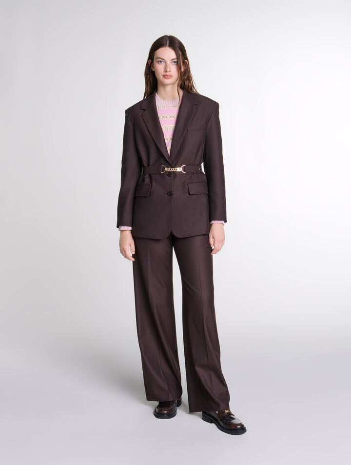 Pantaloni da tailleur larghi