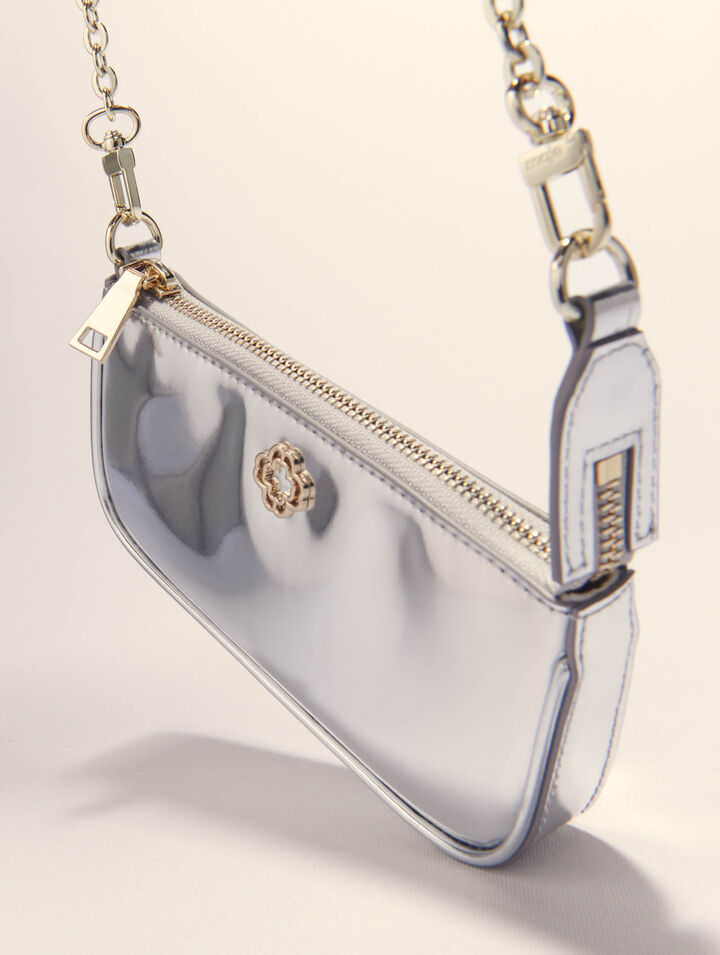 Sarah pochette in pelle specchiata