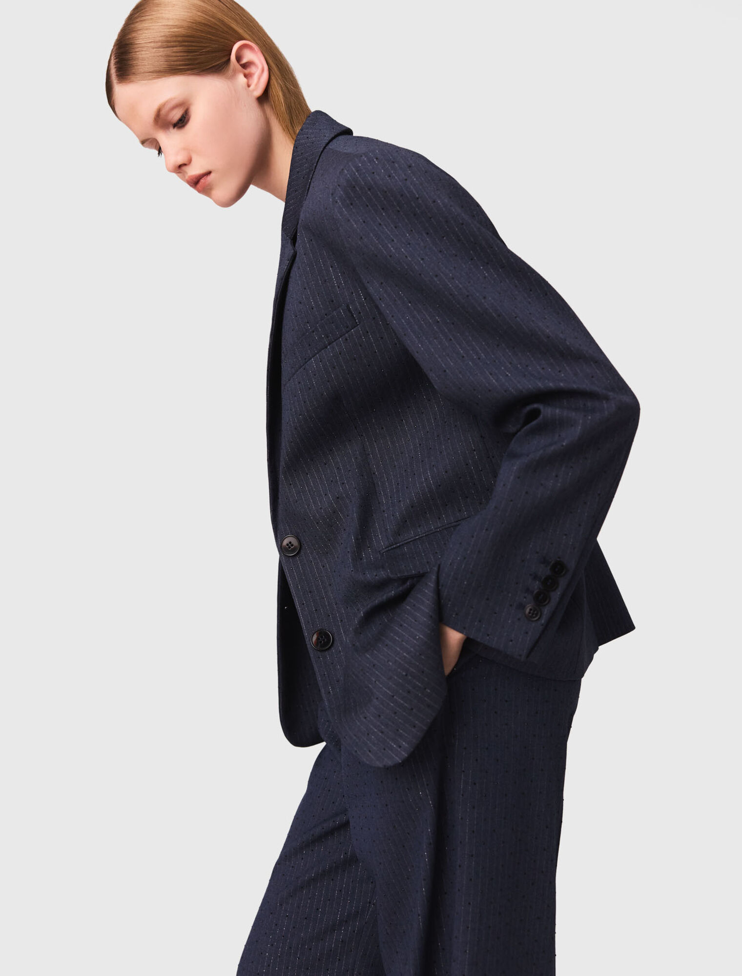 Giacca da tailleur con strass