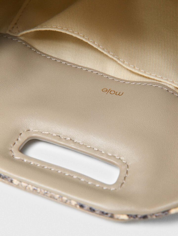 Borsa Miss M mini stampa pitone