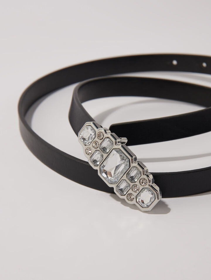 Cintura sottile con strass