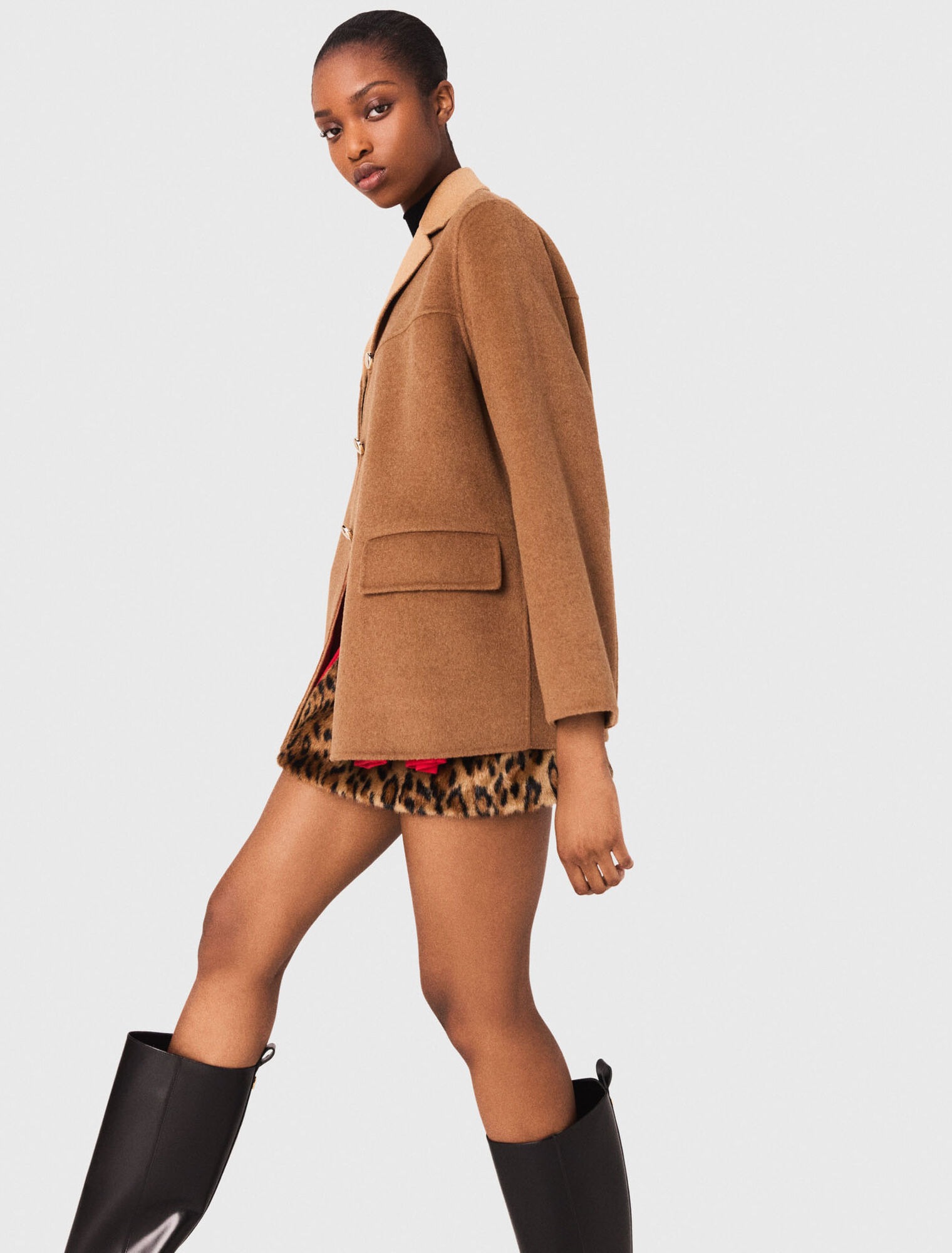 Cappotto double face medio lungo