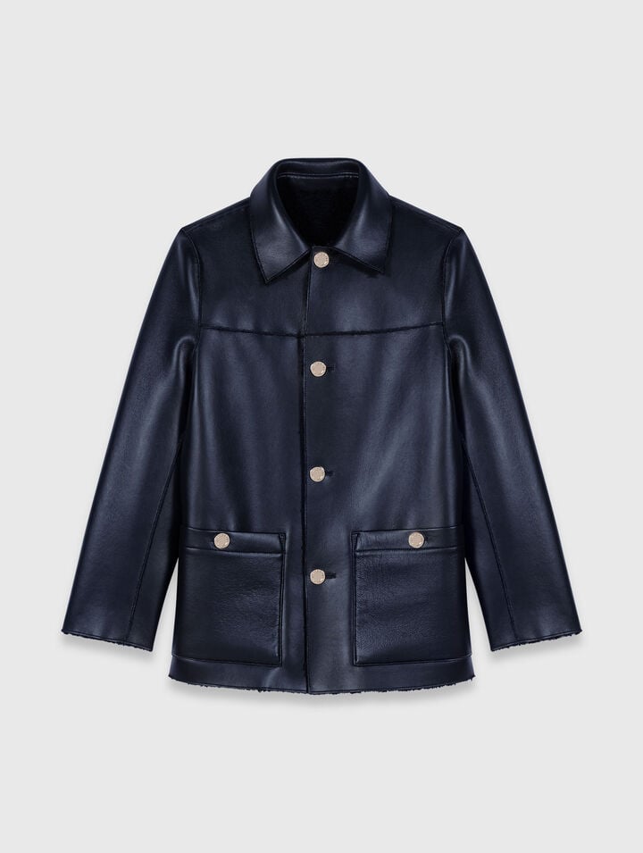 Eco shearling reversibile