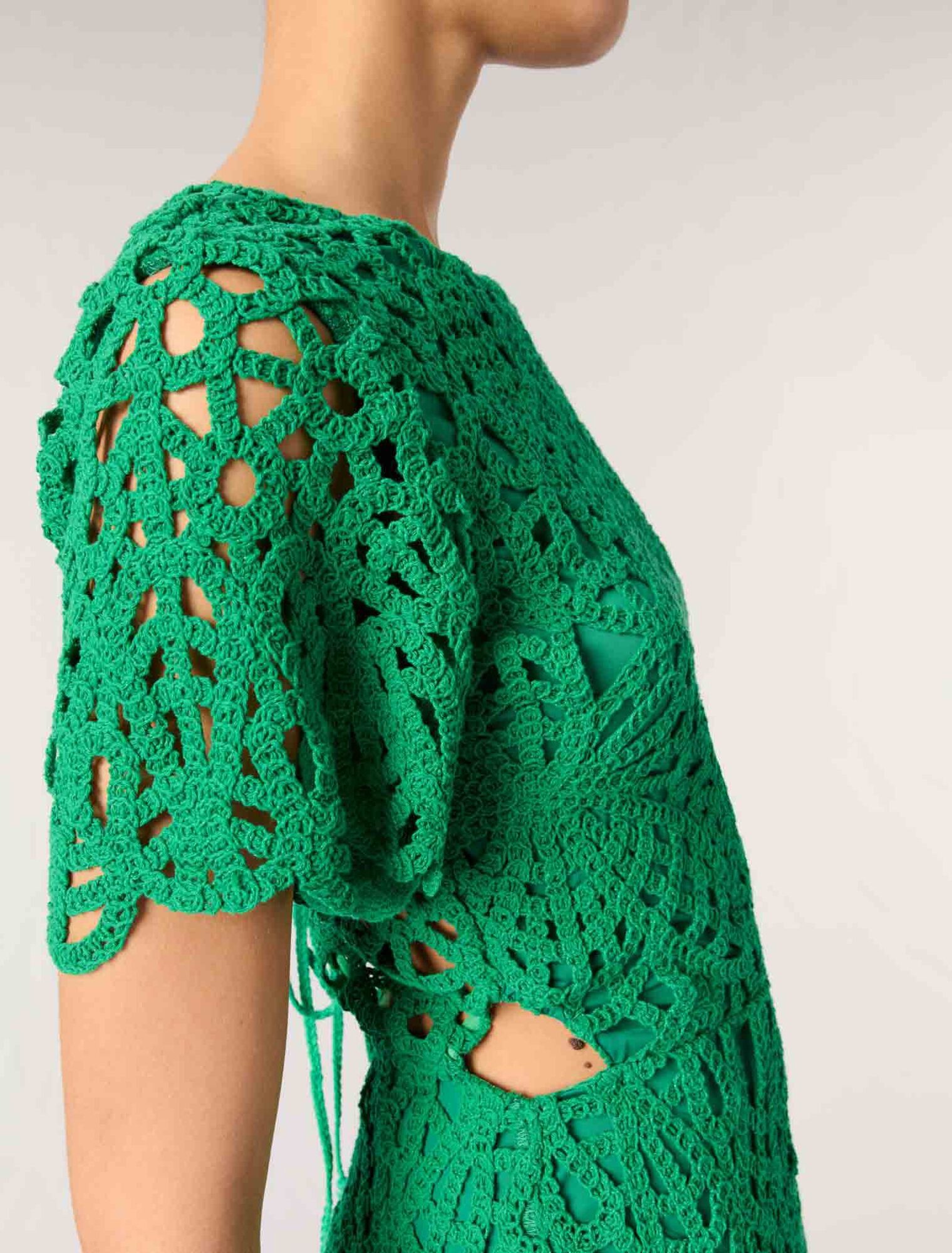 Abito corto in crochet