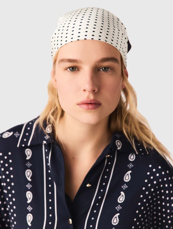 Foulard 90x90 in seta stampato