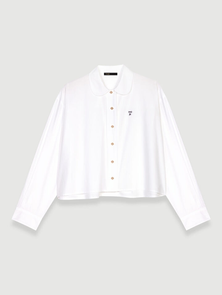 Camicia corta in cotone