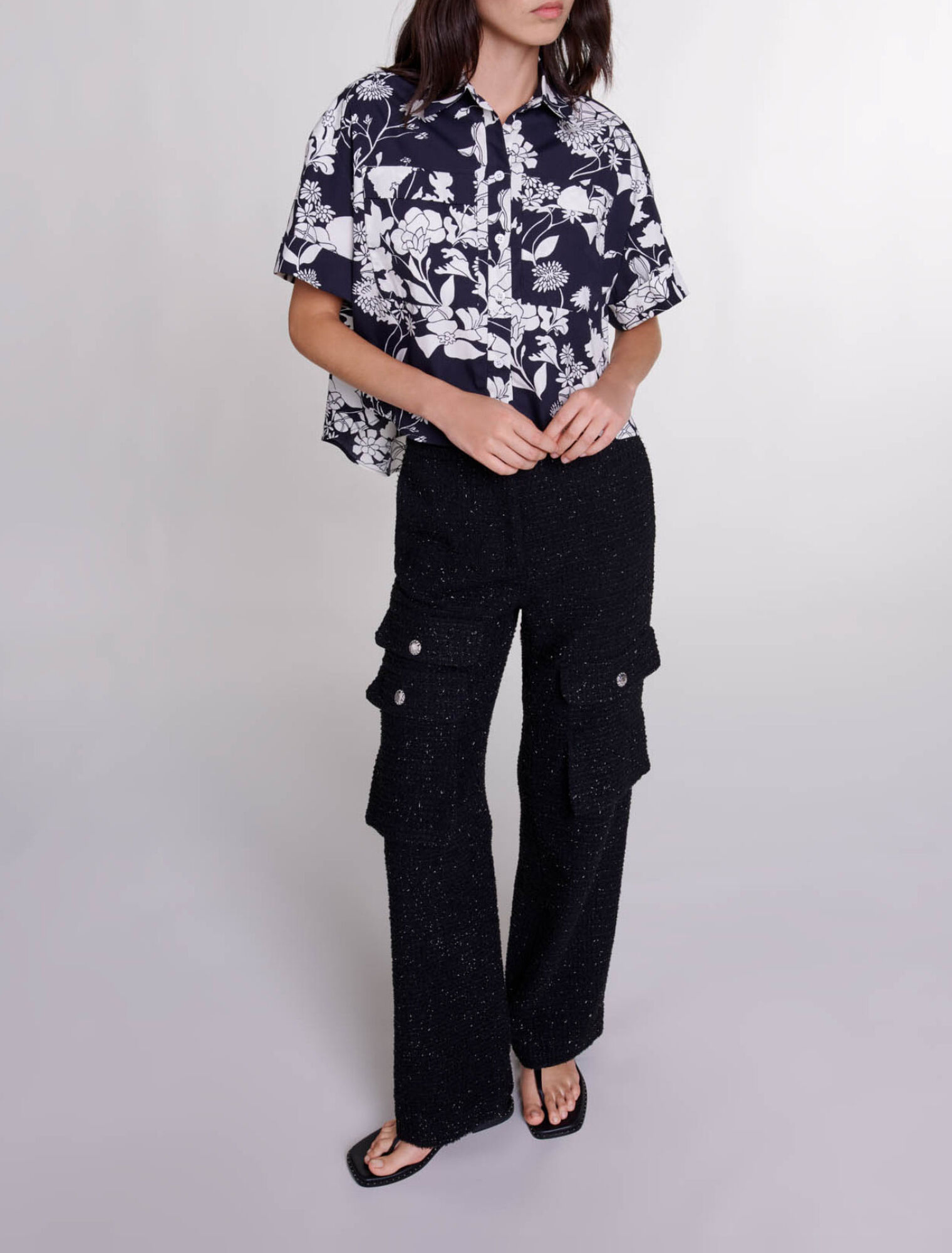 Pantaloni in tweed