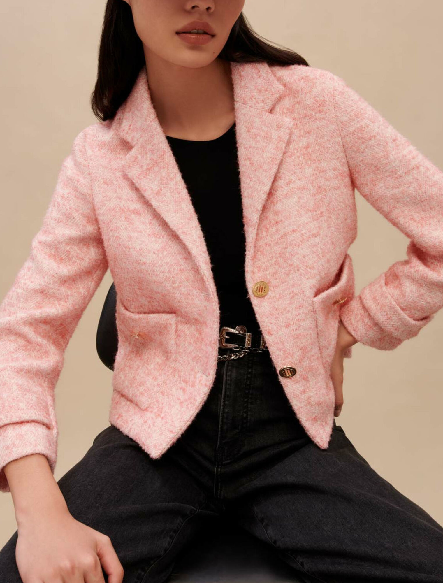 Giacca da tailleur rosa