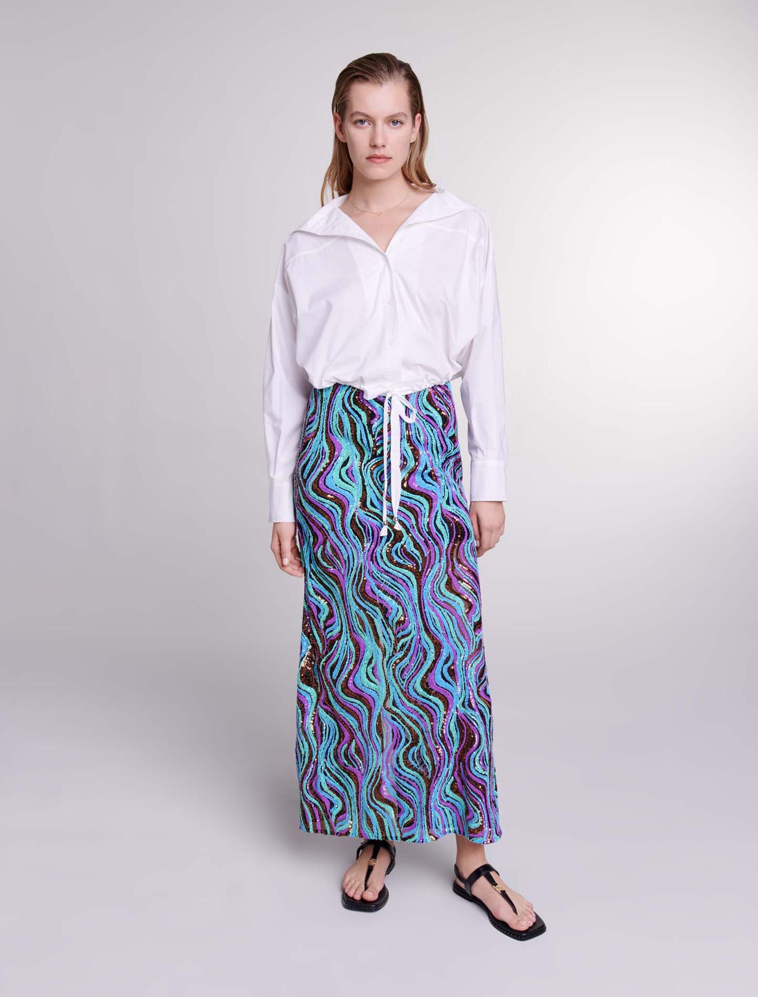 Camicia corta in cotone