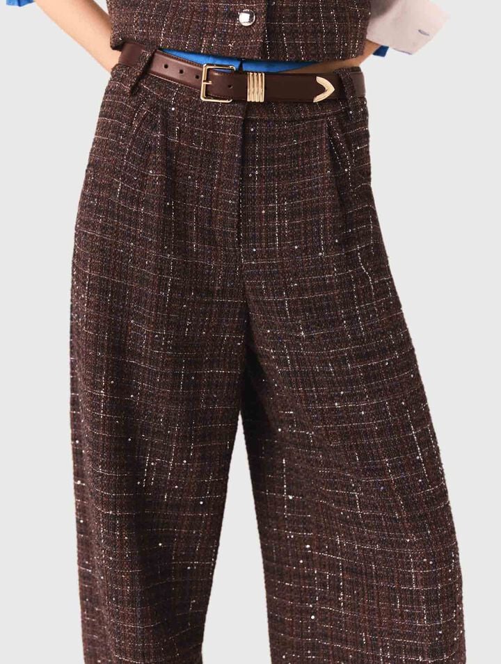 Pantaloni in tweed