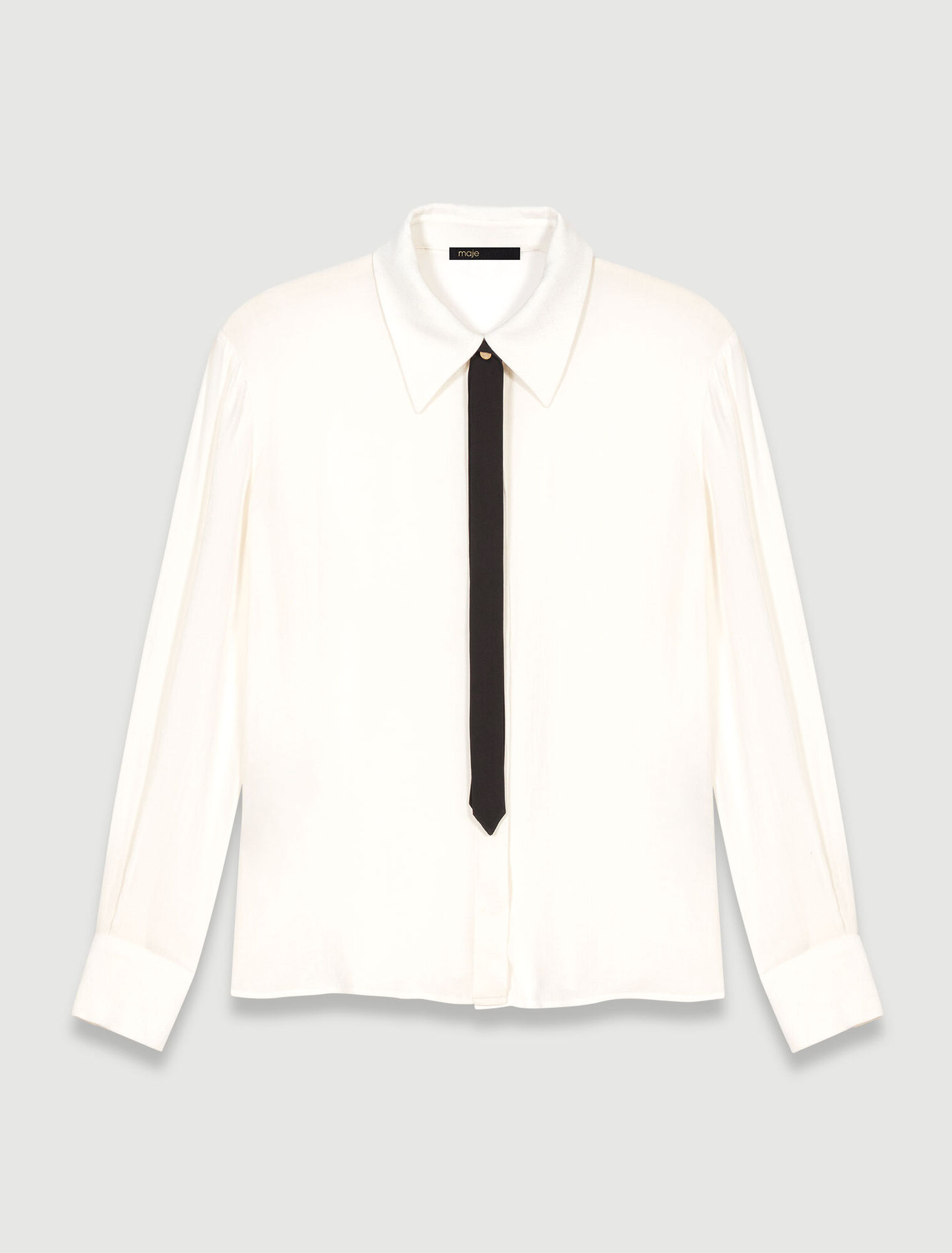 Camicia con collo a fica