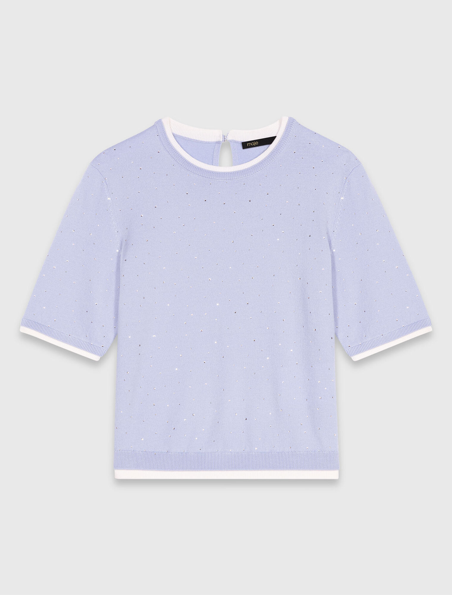 Maglione 100% lana maniche corte
