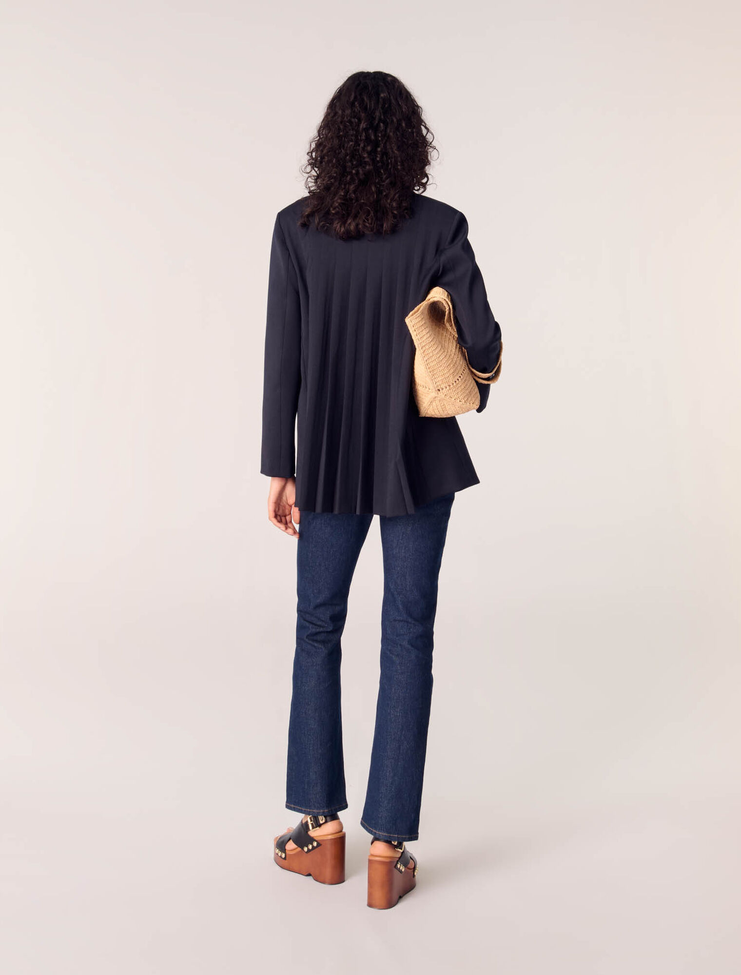 Jeans in denim con tasche