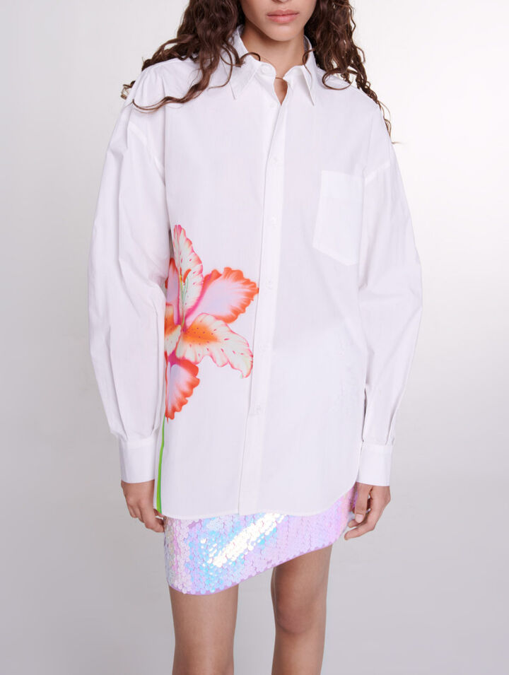 Camicia con stampa