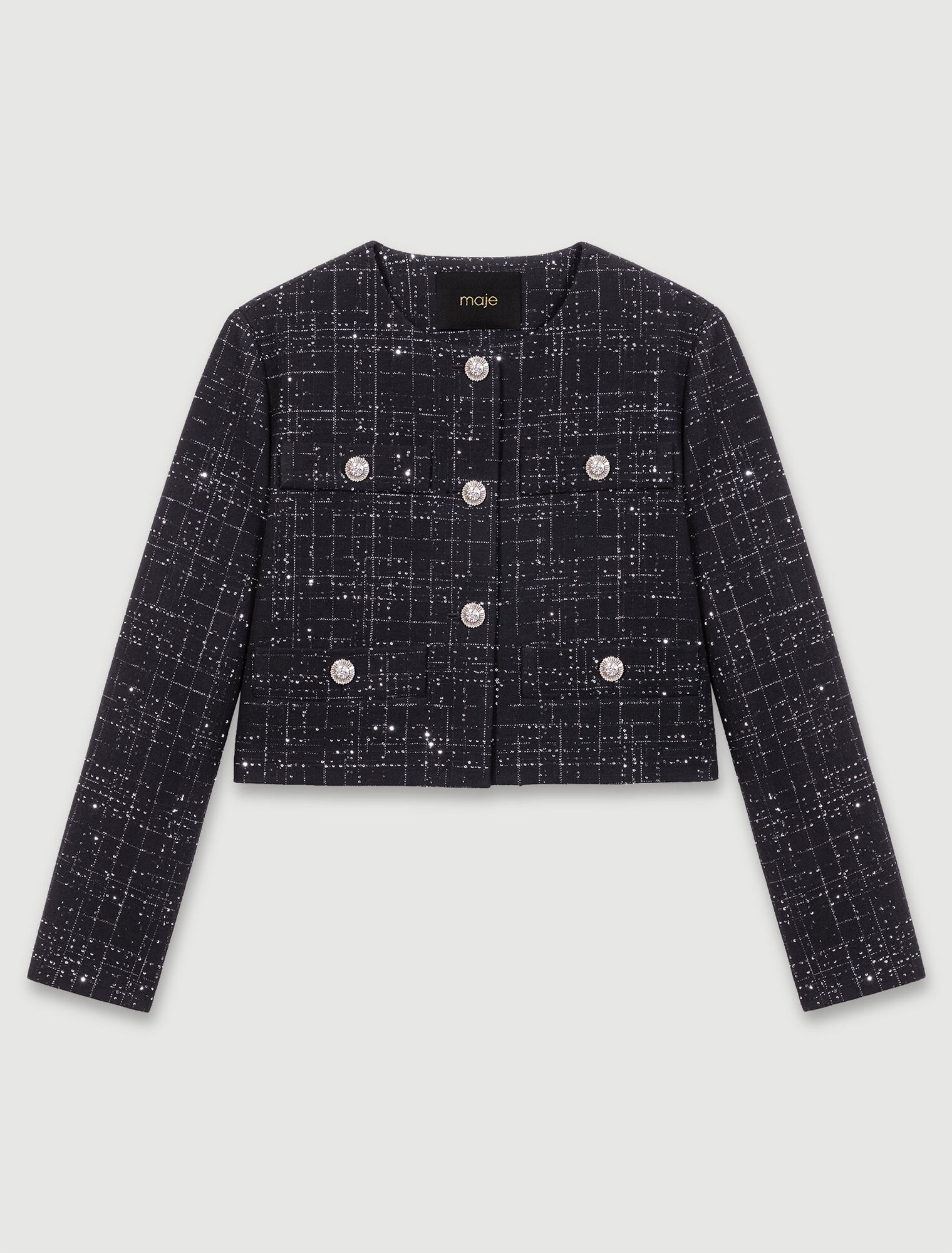 Giacca corta in tweed