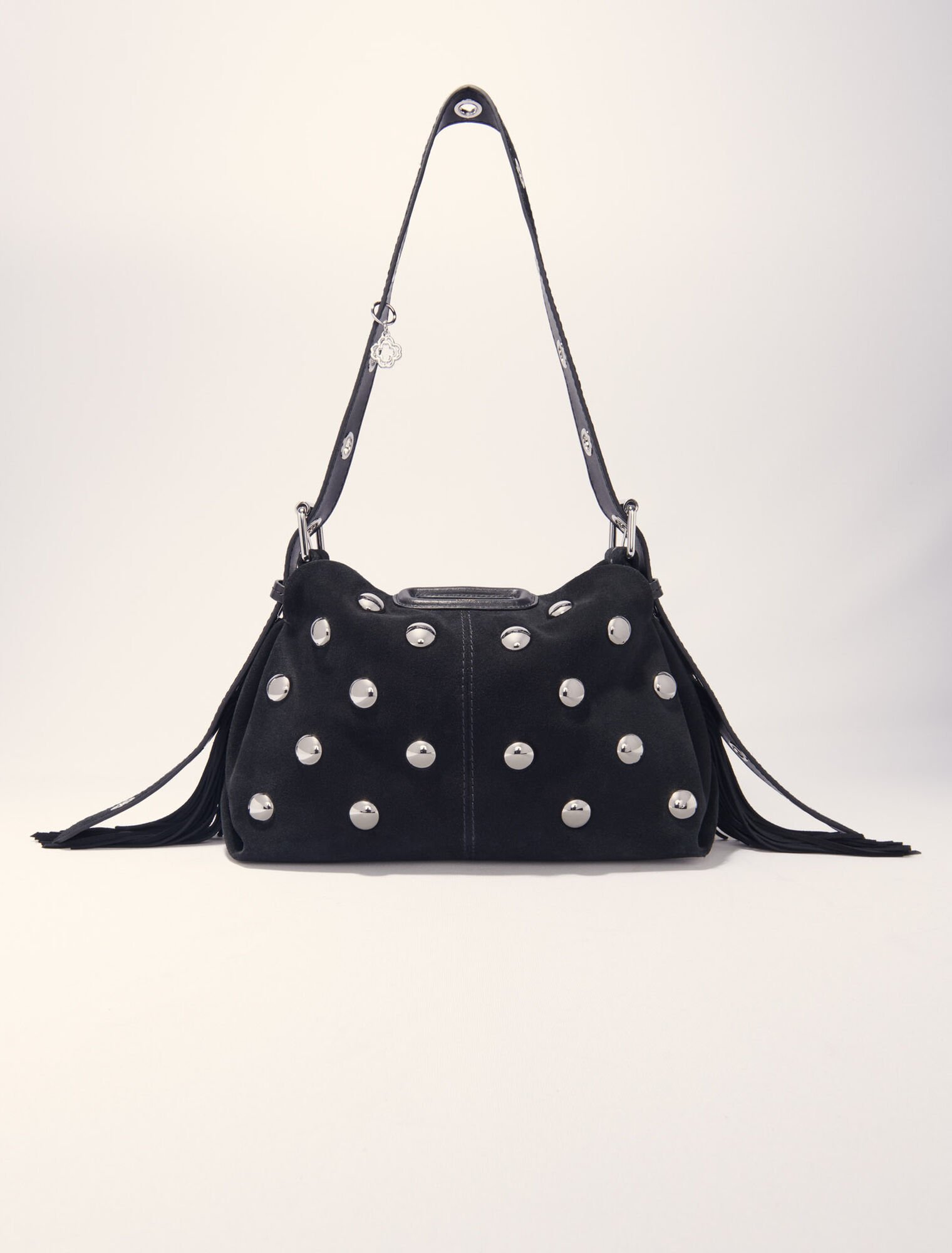 Borsa Miss M in suede e borchie