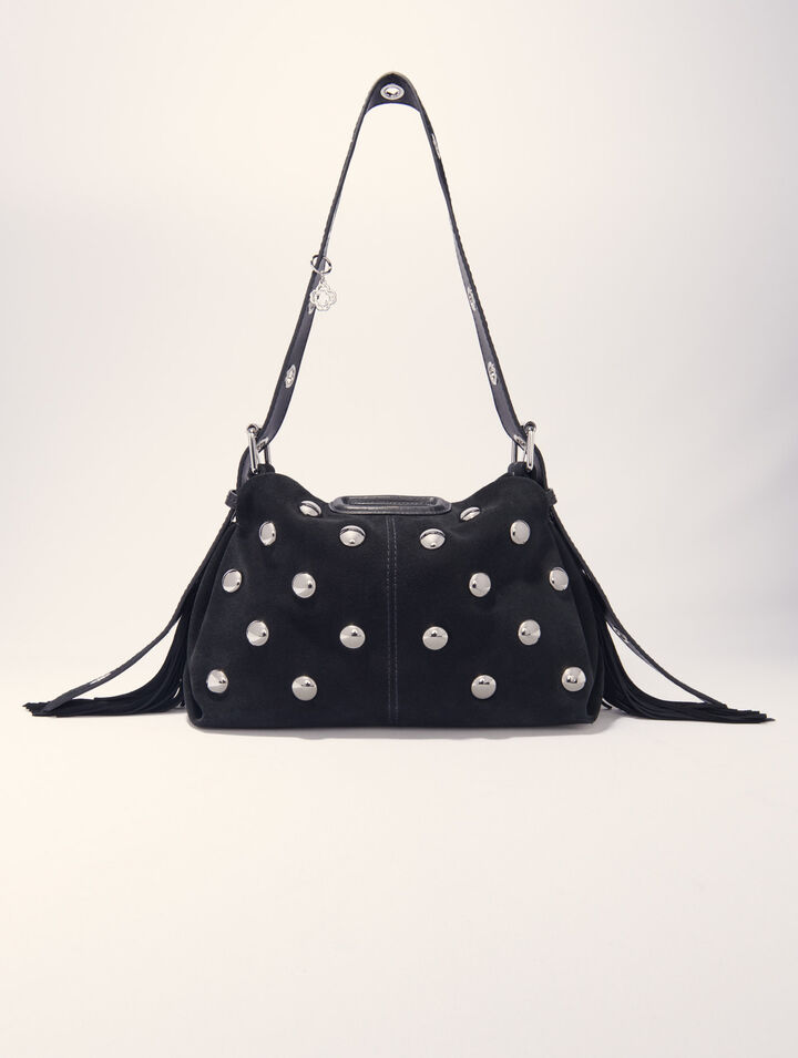 Borsa Miss M in suede e borchie