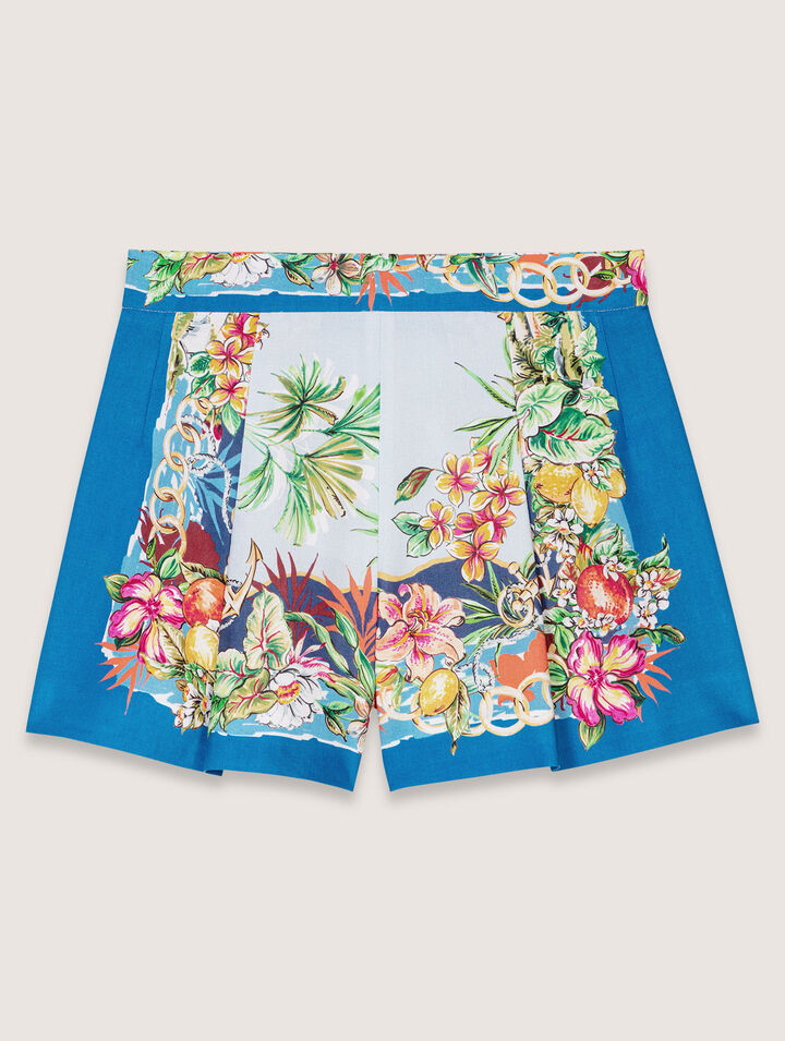 Shorts con stampa