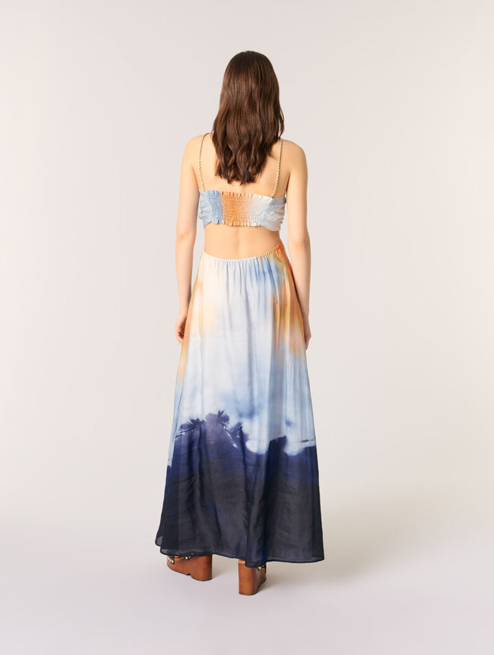 Abito lungo tie & dye