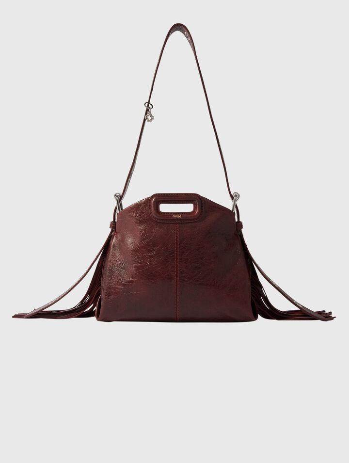 Mini-bag Miss M in pelle craquelé