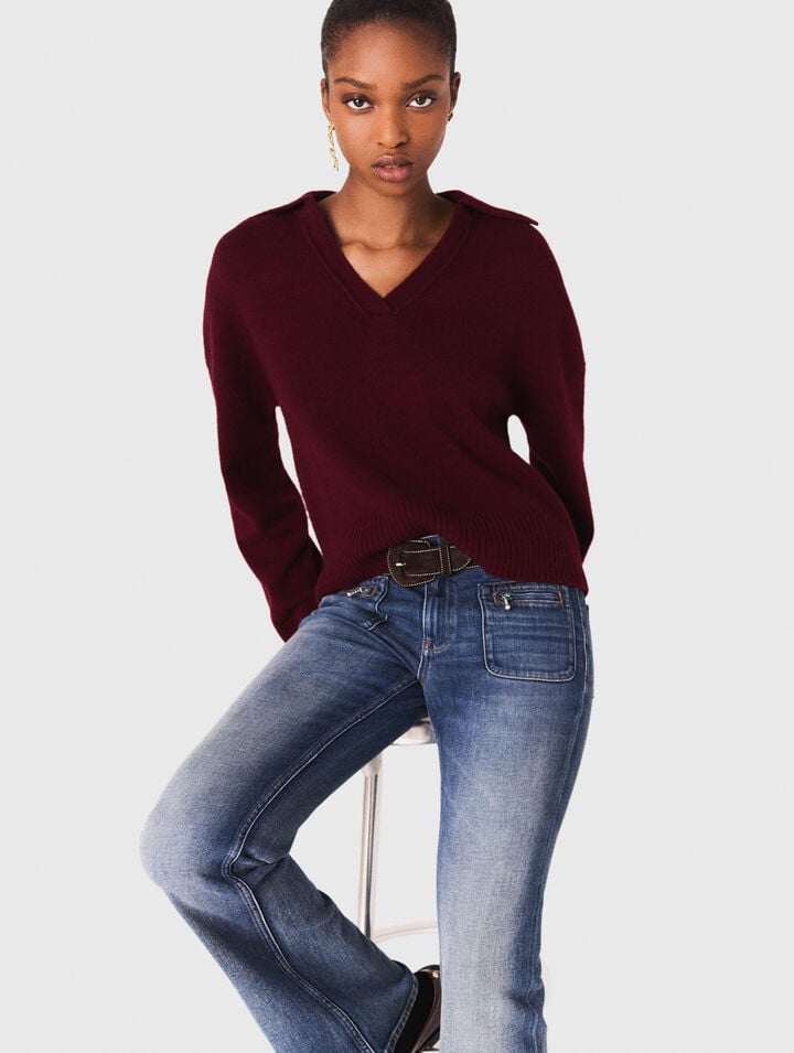 Maglione in misto lana