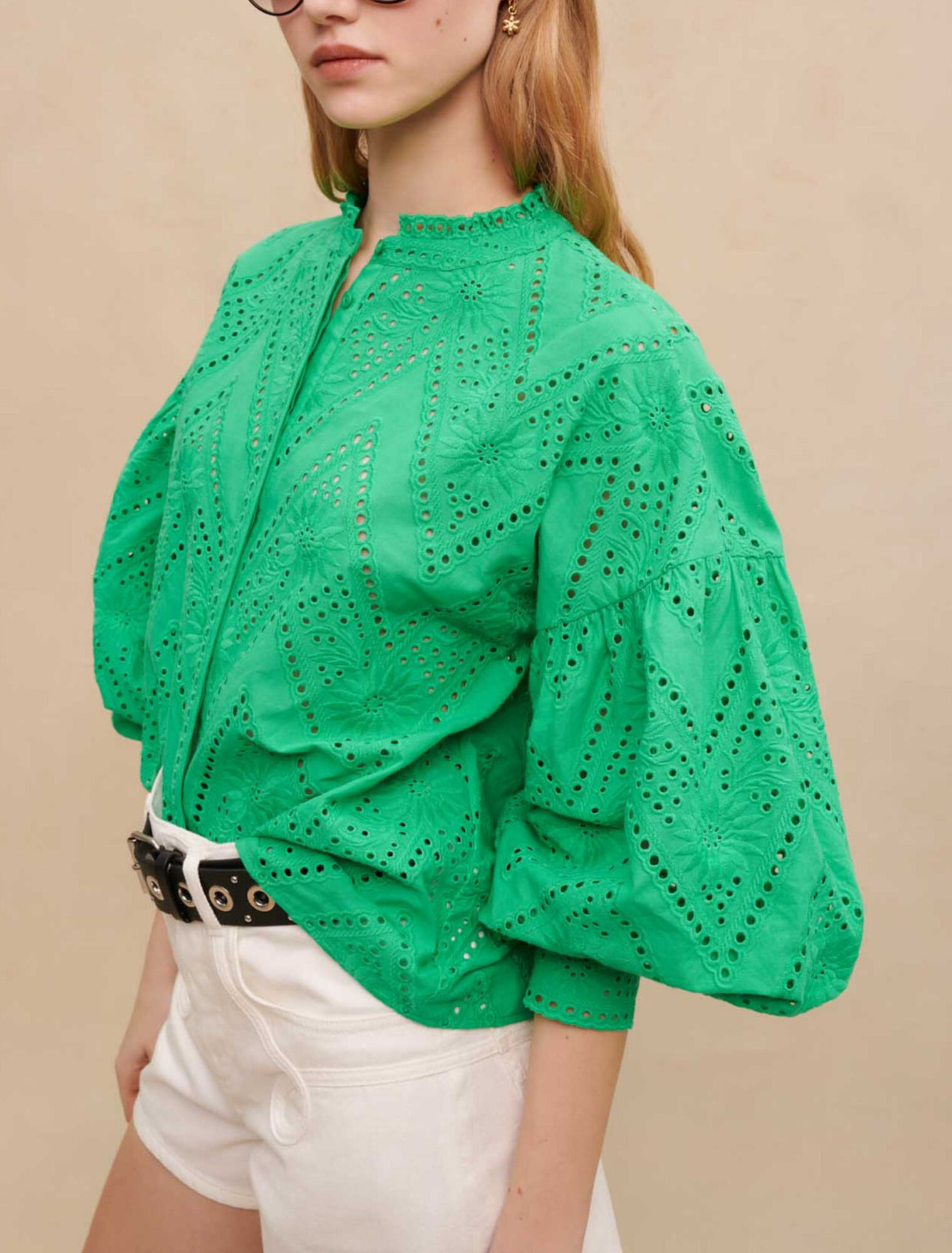 Camicia ricamata