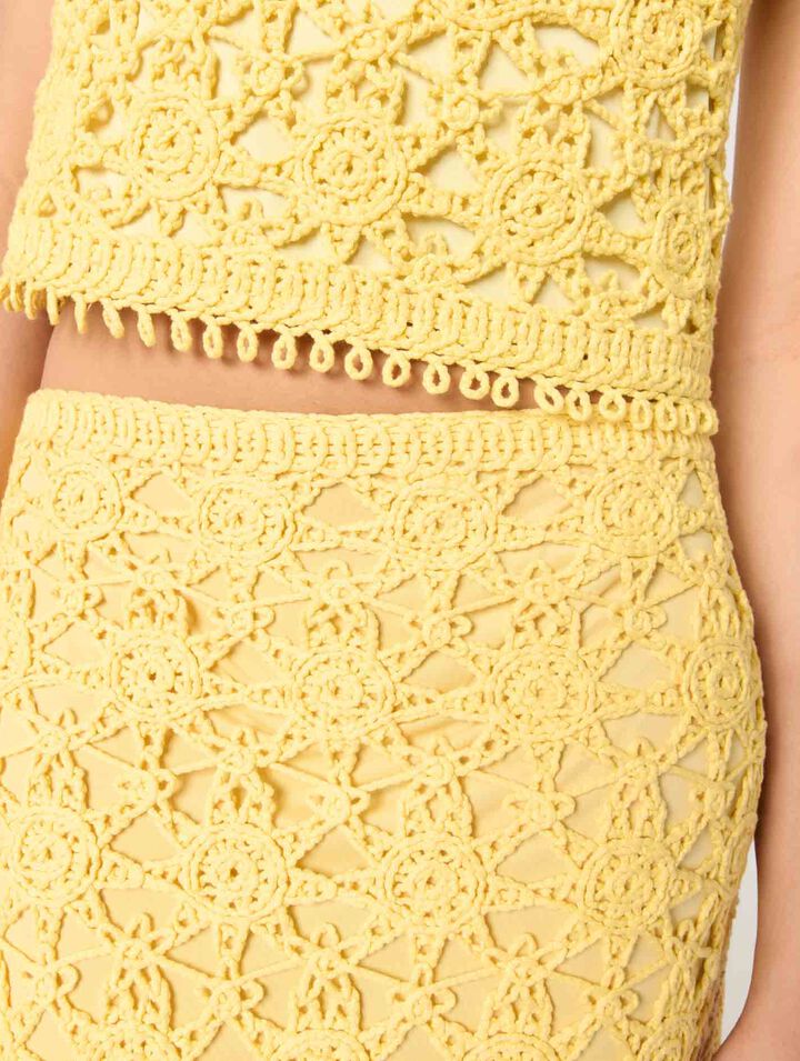 Gonna lunga in crochet