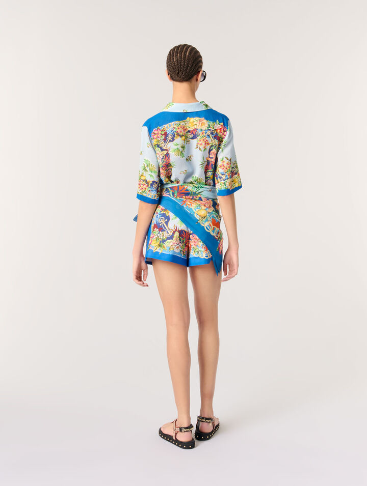 Shorts con stampa