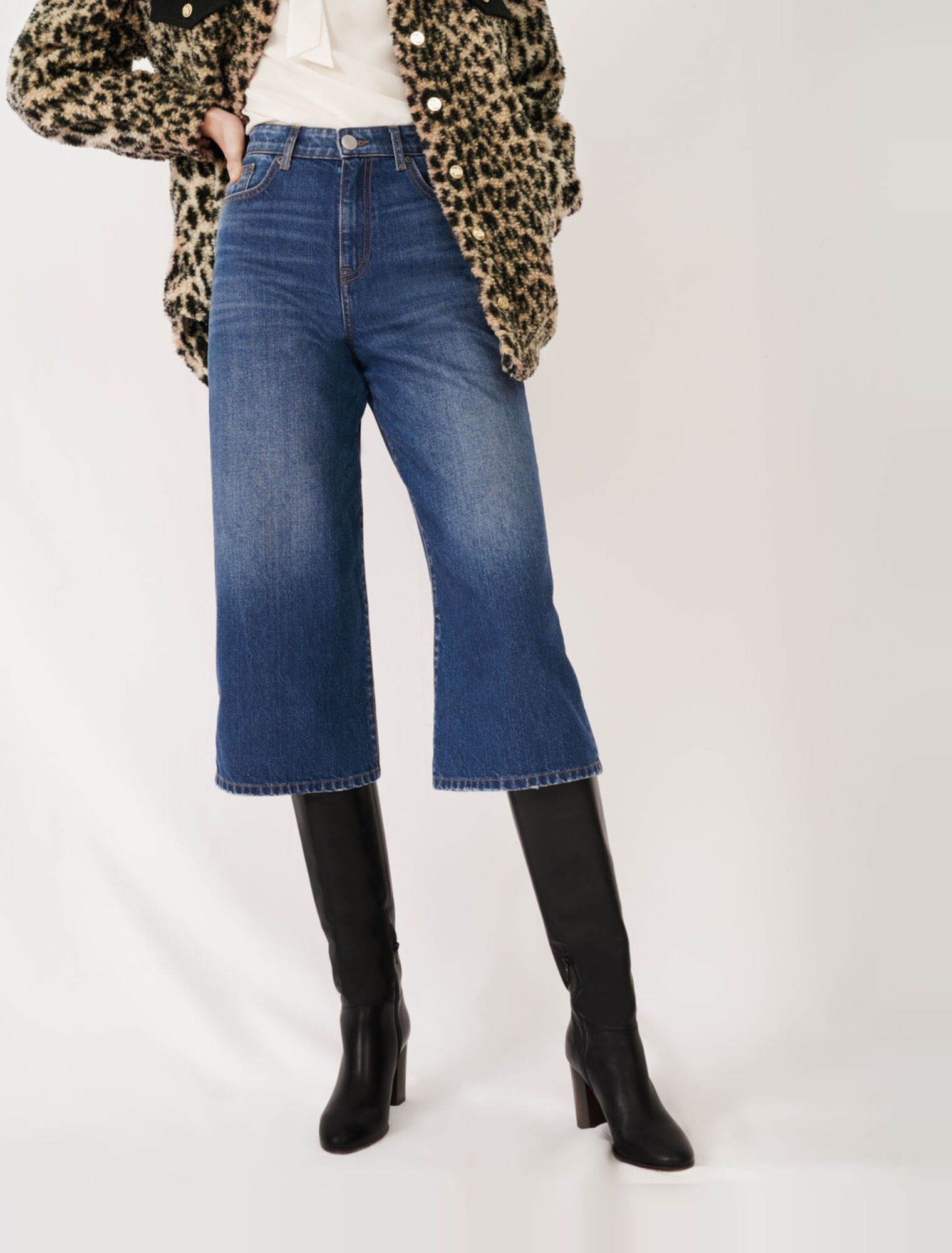 Jeans stile bermuda