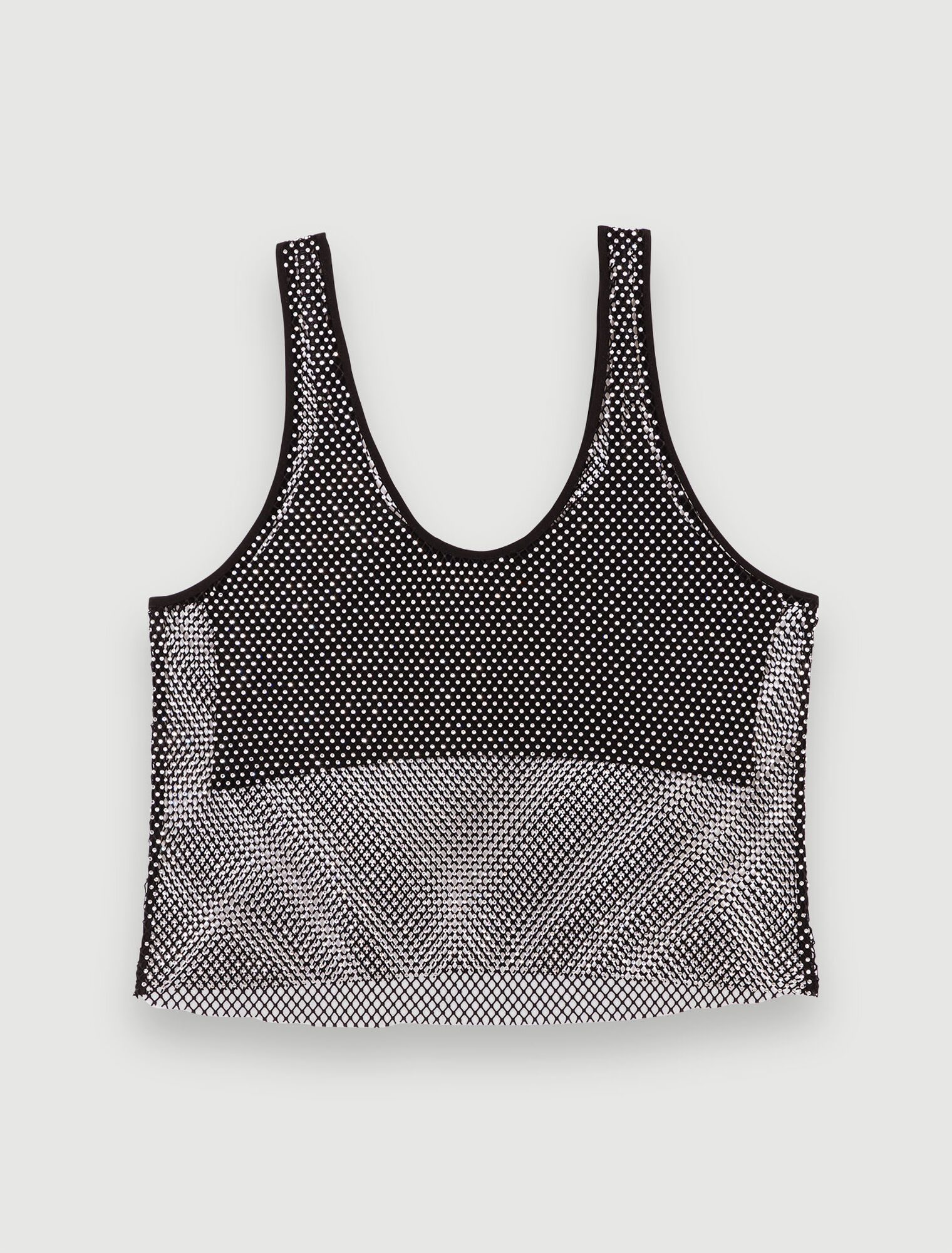 Top con strass
