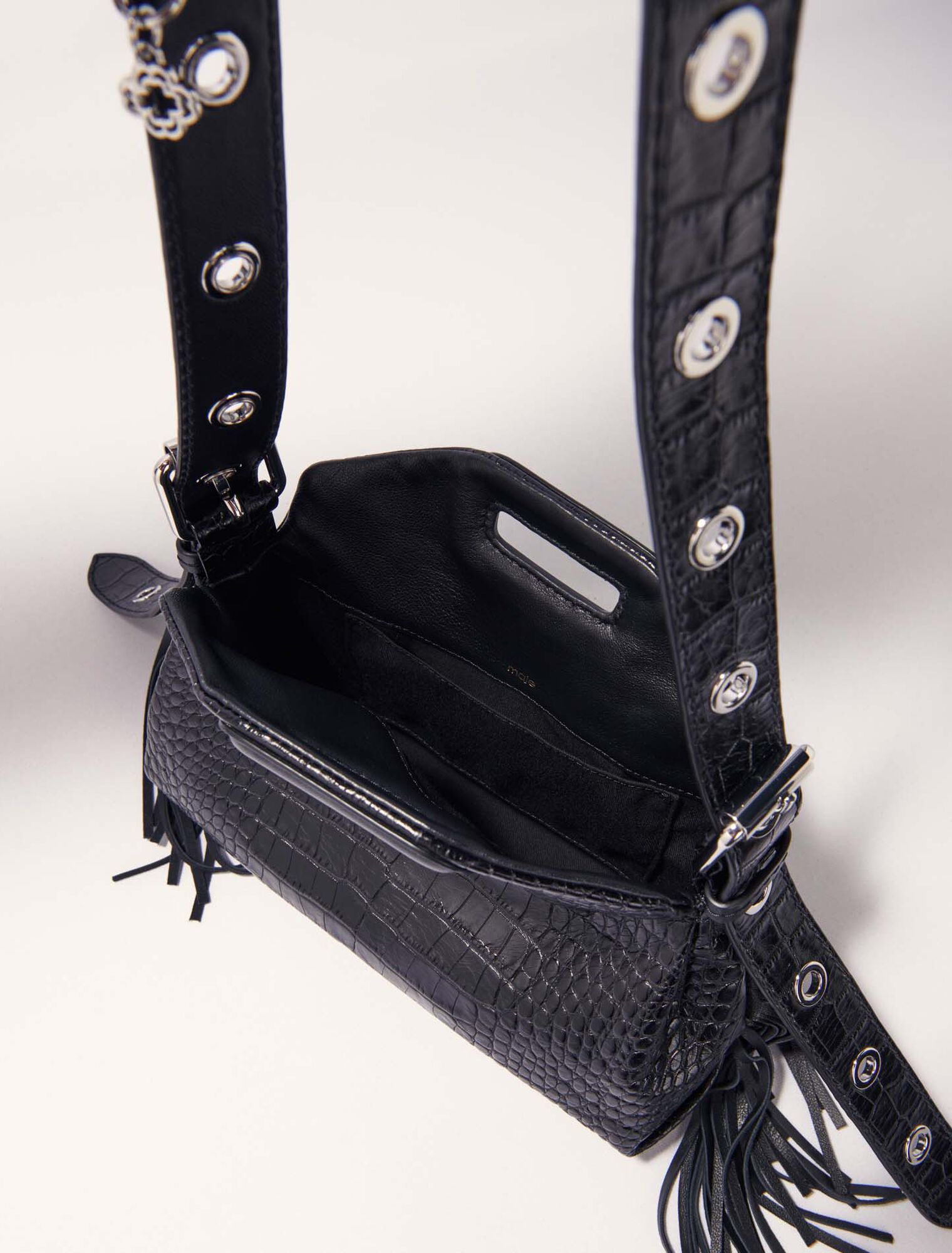Borsa Miss M Mini in pelle goffrata