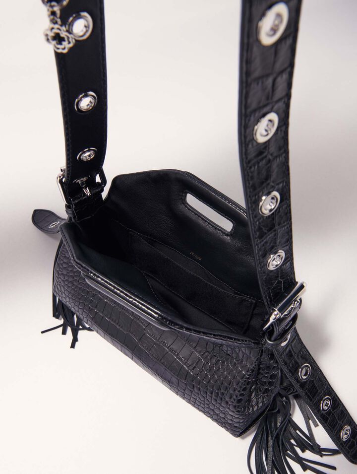 Borsa Miss M Mini in pelle goffrata